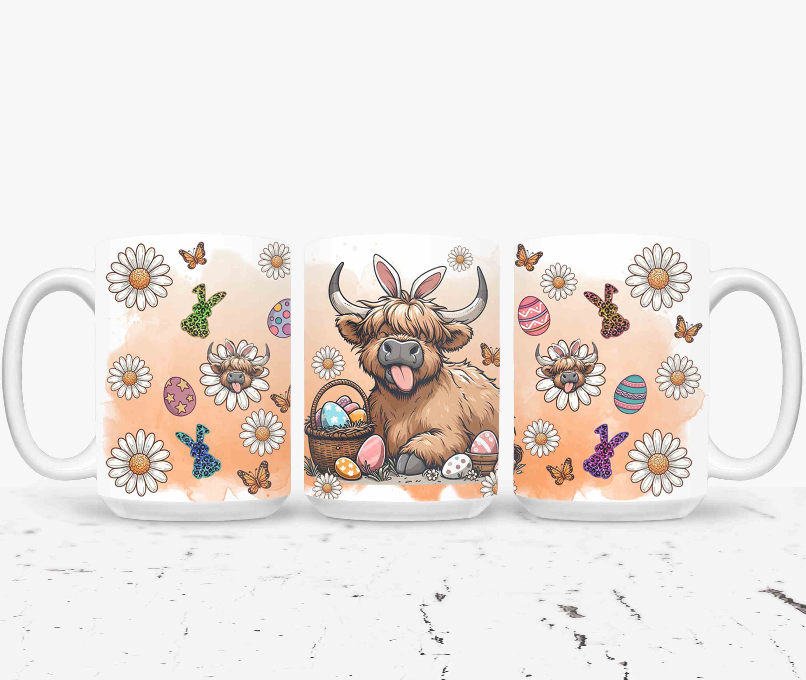 Highland Cow Easter-10383